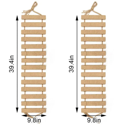 Wall‑Mount Cat Rope Ladder Bridge Cat Scratching Toy Furniture